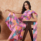 InWeave Women's Pink Square Multi Badhani Palazzo Saree - Swadesiicart