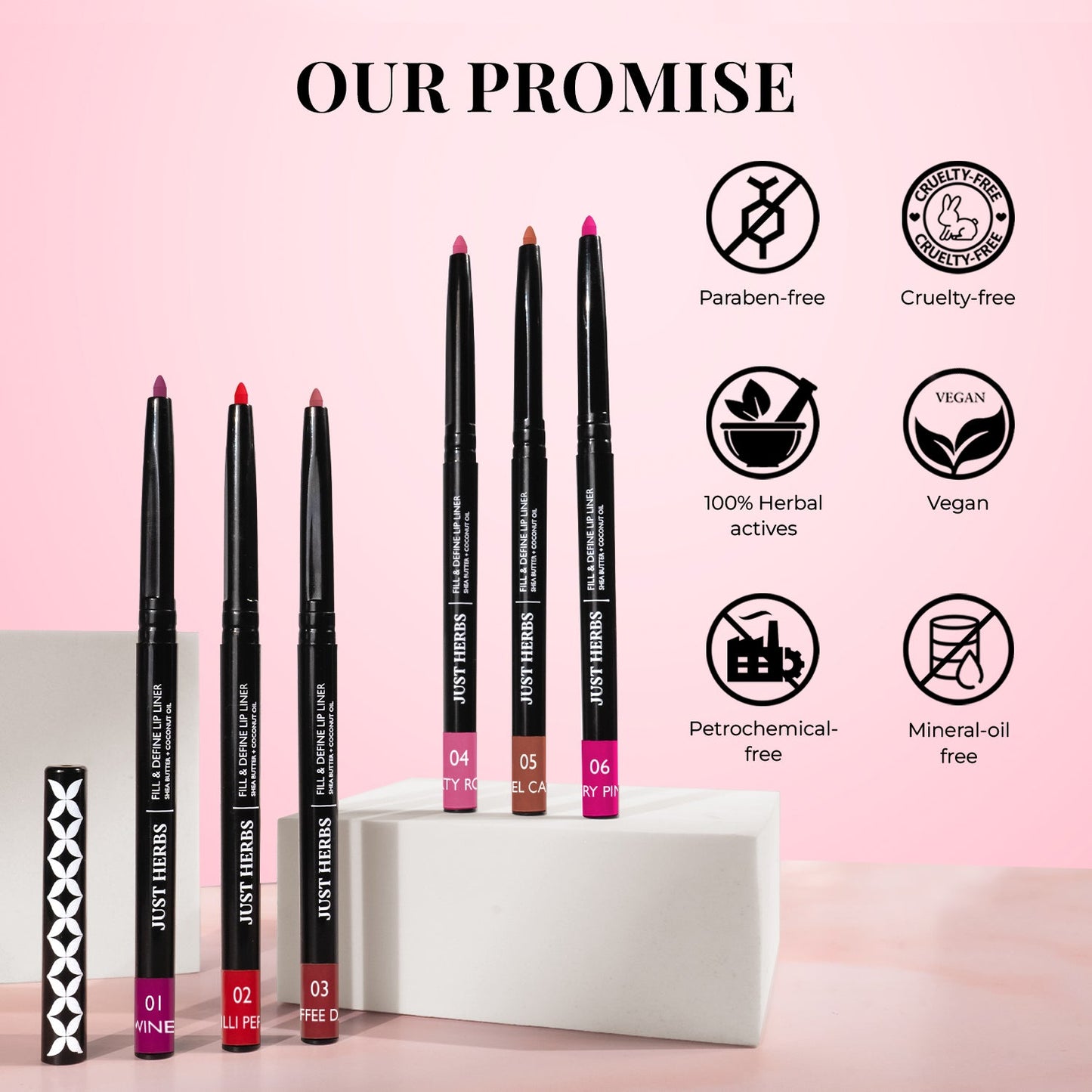 Fill & Define Lip Liner with Shea Butter and Coconut Oil (Copy)
