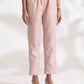 trueBrowns Light Pink Slub Co-ord Set - Swadesiicart
