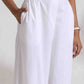 trueBrowns White Cotton Schiffli Jacket Co-ord Set - Swadesiicart