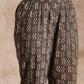 trueBrowns Clay Dabu Zig-Zag Motifs Print Cotton Flared Kurta Pant Set | Swadesiicart