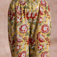 trueBrowns Red Overall Floral On White Cotton Block Print Kurta Pant Set | Swadesiicart