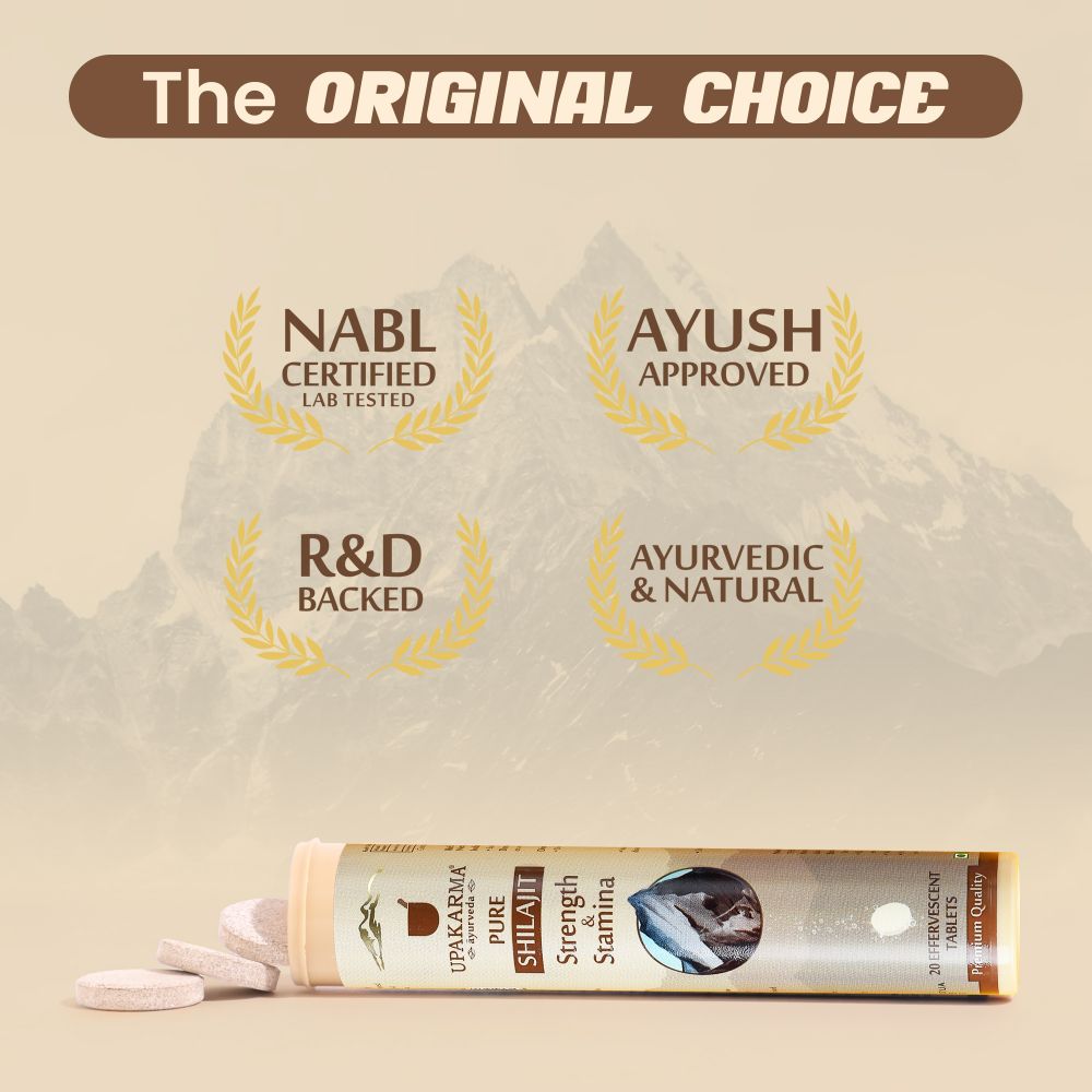 Upakarma Ayurveda Pure Sj Effervescent Tablets | Swadesiicart
