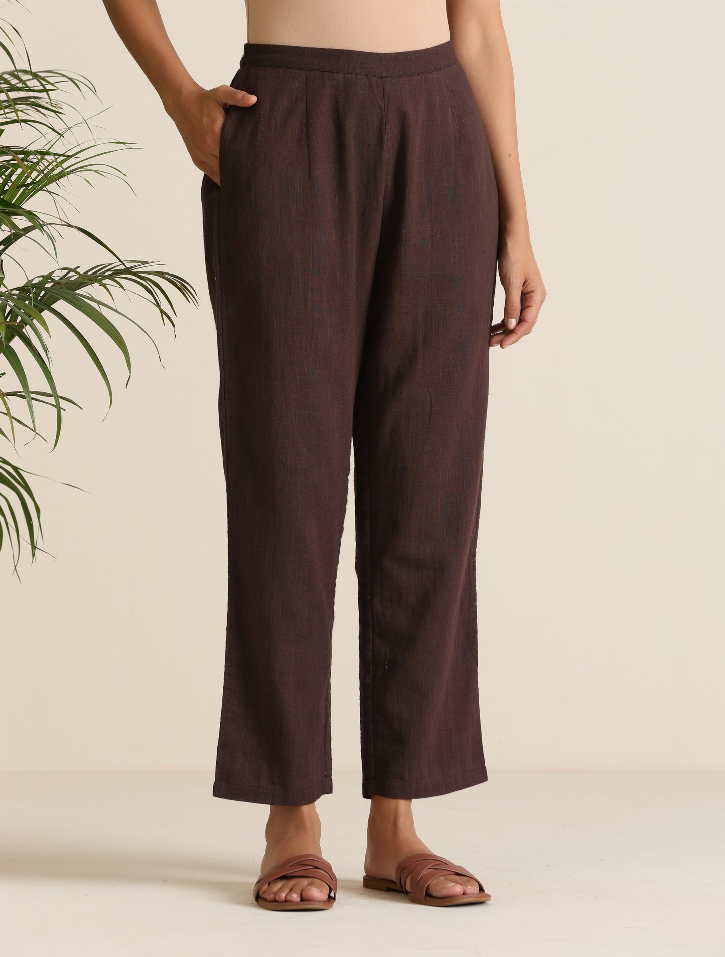 trueBrowns Cola Cotton Shirt Co-ord Set - Swadesiicart