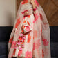 Pomcha Jaipur Carnation Off White Anarkali Set | Swadesiicart