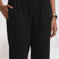 trueBrowns Black Cotton High Slit Kurta Set | Swadesiicart