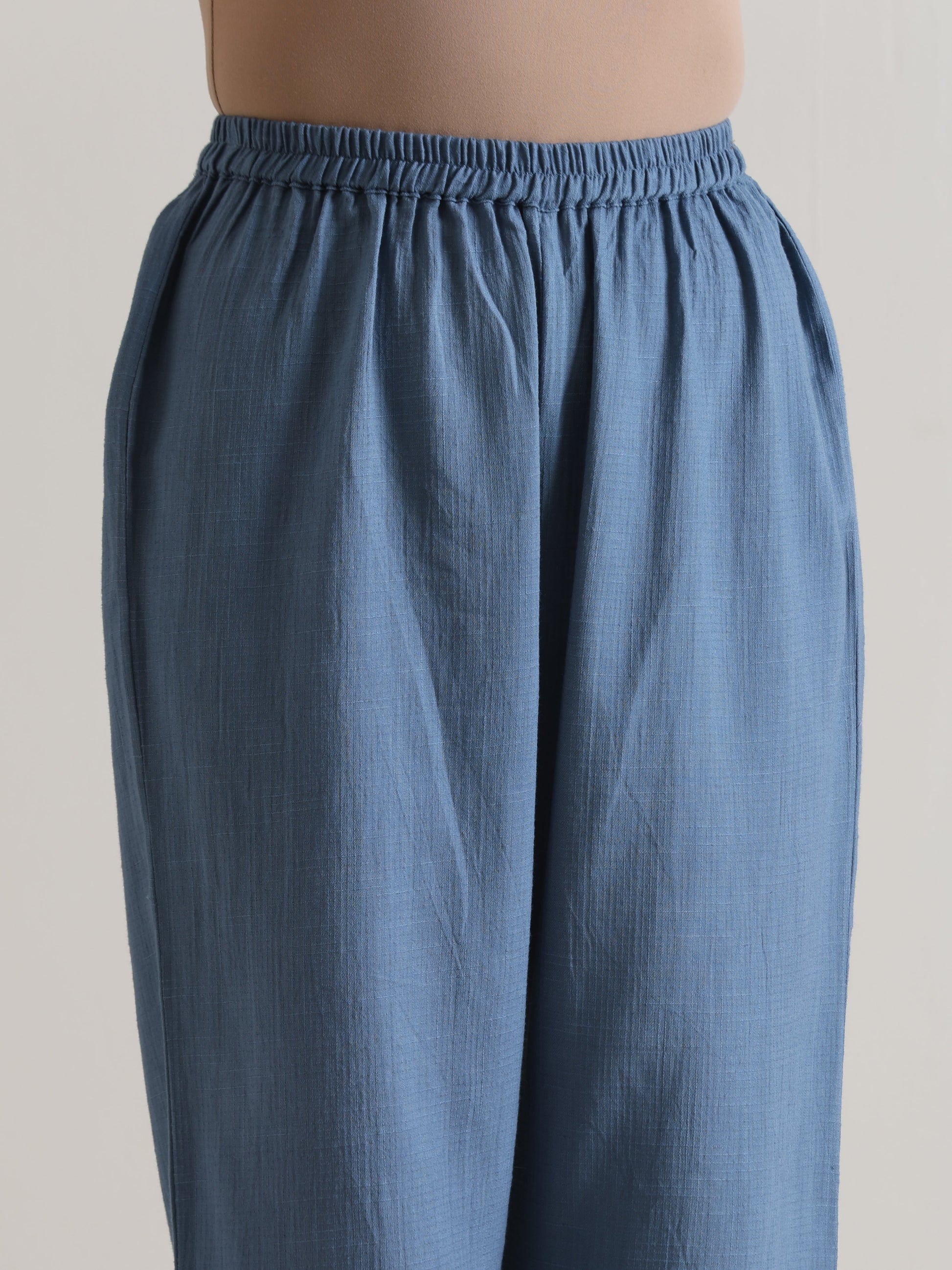 trueBrowns Light Blue Kurta Pant Set | Swadesiicart