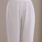 trueBrowns White Dobby Baggy Sleeve Co-Ord Set - Swadesiicart