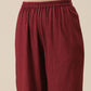 trueBrowns Ruby Wine Slub Textured Collar Co-Ord Set - Swadesiicart