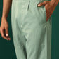 trueBrowns Men's Mint Green Dobby Co-ord Set - Swadesiicart