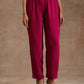 trueBrowns Pink Modal Satin Boxy Fit High-Low Co-Ord Set - Swadesiicart