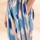 trueBrowns Blue Cotton Ikat Short Co-ord Set - Swadesiicart