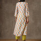 trueBrowns Multicolour Lehariya Printed Silk Kurta Pant Set | Swadesiicart