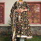 Pomcha Jaipur Roop Rang Hand Block Anarkali Set | Swadesiicart