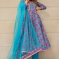 Pomcha Jaipur Chitra Hand Block Cotton Anarkali Set | Swadesiicart
