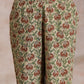 trueBrowns Beige Overall Brown Floral Block Print Cotton High-Low Co-Ord Set - Swadesiicart