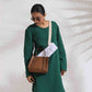 trueBrowns Green Cotton Kurta Co-ord Set - Swadesiicart