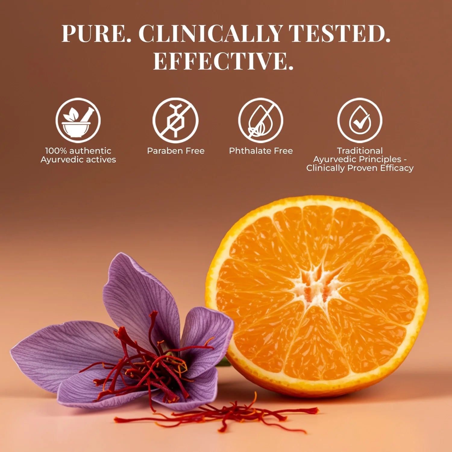 Just Herbs Radiant Glow Face Serum with Mandarin & Saffron - 30ml