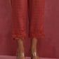 trueBrowns Peach High low Cotton Dobby Kurta Set | Swadesiicart