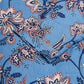 InWeave Women's Skyblue Pink Floral Angrakha Straight Kurta - Swadesiicart