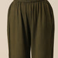 trueBrowns Olive Green Slub Texture Kurta Pant Set | Swadesiicart