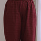 trueBrowns Ruby Wine Dobby Collar Short Co-Ord Set - Swadesiicart