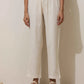 trueBrowns Off White Cotton Linen Angrakha Kurta Pant Set | Swadesiicart