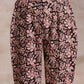 trueBrowns Black Floral Overall Bagru Print Cotton Pant Suit Set | Swadesiicart
