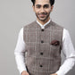 Even Apparels Men's Beige Pure Wool Nehru Jacket | Swadesiicart