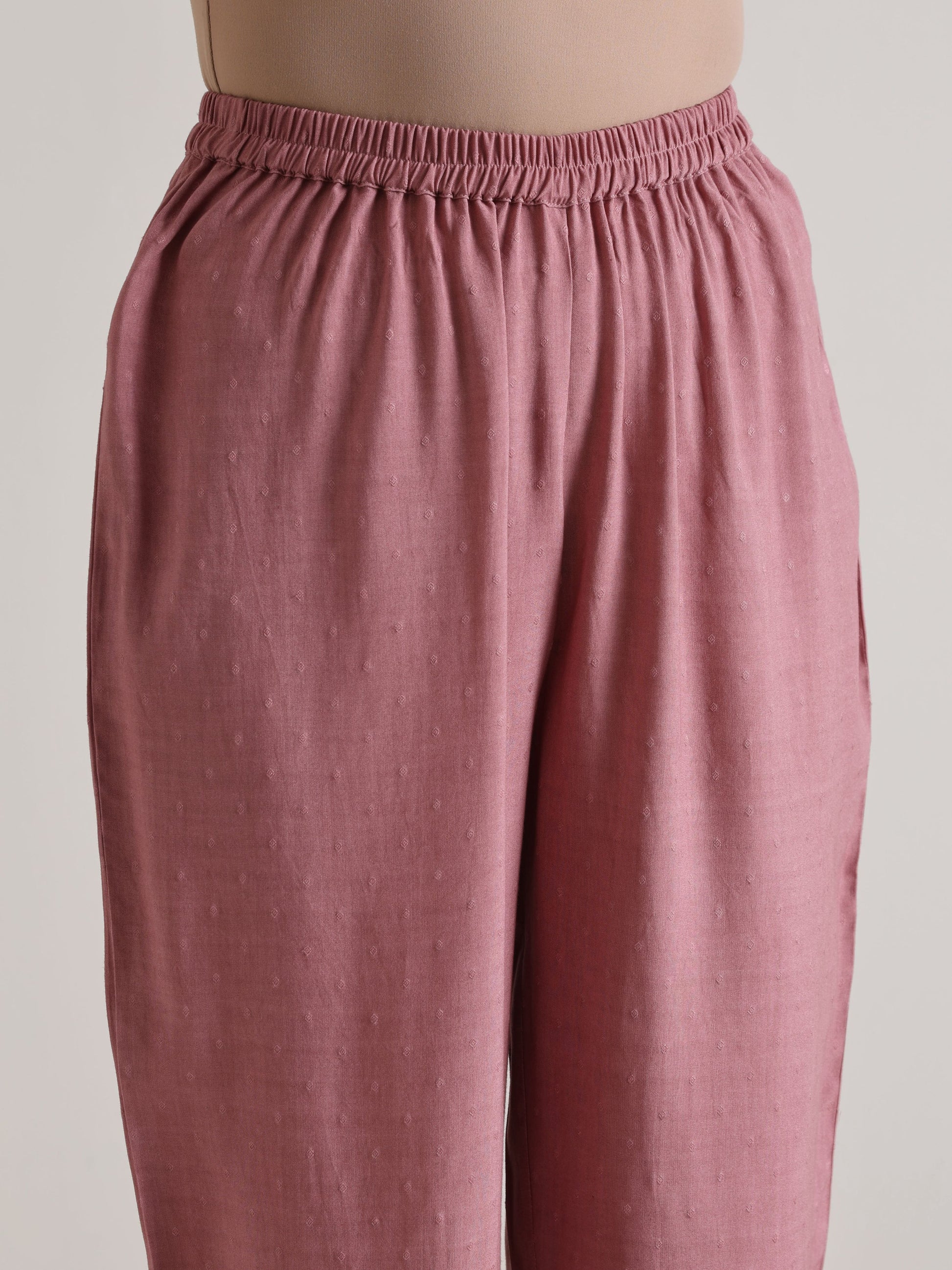 trueBrowns Mauve Short Co-Ord Set - Swadesiicart