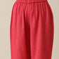 trueBrowns Bright Pink Slub Texture Baggy Sleeve Co-Ord Set - Swadesiicart