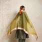 trueBrowns Green Tissue Anarkali Kurta Dupatta Set | Swadesiicart