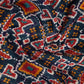 Shades of Navy Blue Colour Patola Print Semi Chanderi Saree By Gayathri Reddy Designer Studio | Swadesiicart