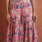 trueBrowns Orange Print Sharara Set | Swadesiicart