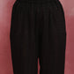 trueBrowns Black Cotton Dobby Kurta Co-ord set - Swadesiicart