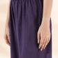 trueBrowns Purple Cotton Flared Co-ord Set - Swadesiicart
