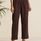 trueBrowns Cola Cotton Dobby Relaxed Co-ord Set - Swadesiicart