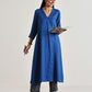 trueBrowns Ink Blue Angrakha Kurta Set | Swadesiicart