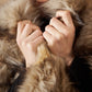 InWeave Women's Winter Beige Faux Fur Cape - Swadesiicart