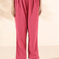 trueBrowns Pink Cotton Dobby Oversized Co-ord Set - Swadesiicart