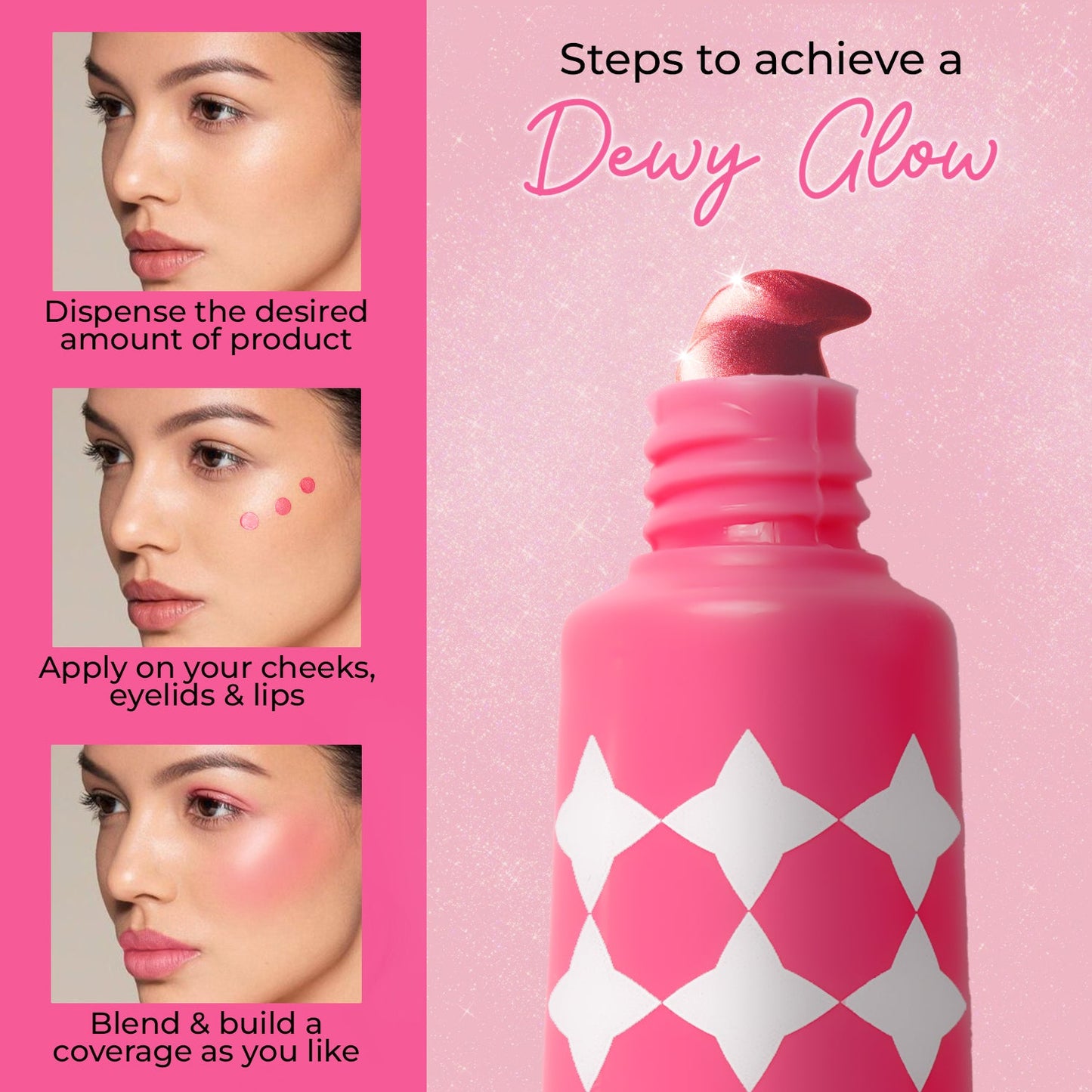 Halo Glow Blush Drops with Mango Butter & Rice Starch: Papaya Pop
