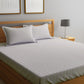 KLOTTHE Abstract-Printed 300TC Fitted King Bedsheet With 2 Pillow Covers - Swadesiicart
