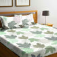 Home Sizzler Multicolour Printed 144 TC Bedsheet with Pillow Covers - Swadesiicart