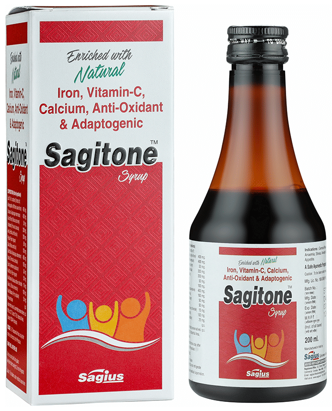 Sagius Sagitone Syrup | Swadesiicart