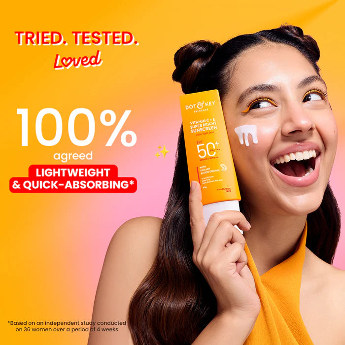 Dot & Key CSMS (Cleanser, Serum, Moisturizer, Sunscreen) Vitamin C Combo | Swadesiicart