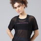 MKH Typography Printed Relaxed Fit Sheer Dri-FIT T-shirt - Swadesiicart