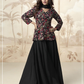 Anaita Black Chiffon Embroidered With Sequins Work Salwar Suit