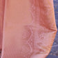 Mitera Peach-Coloured & Gold-Toned Ethnic Motifs Zari Silk Blend Banarasi Saree | Swadesiicart