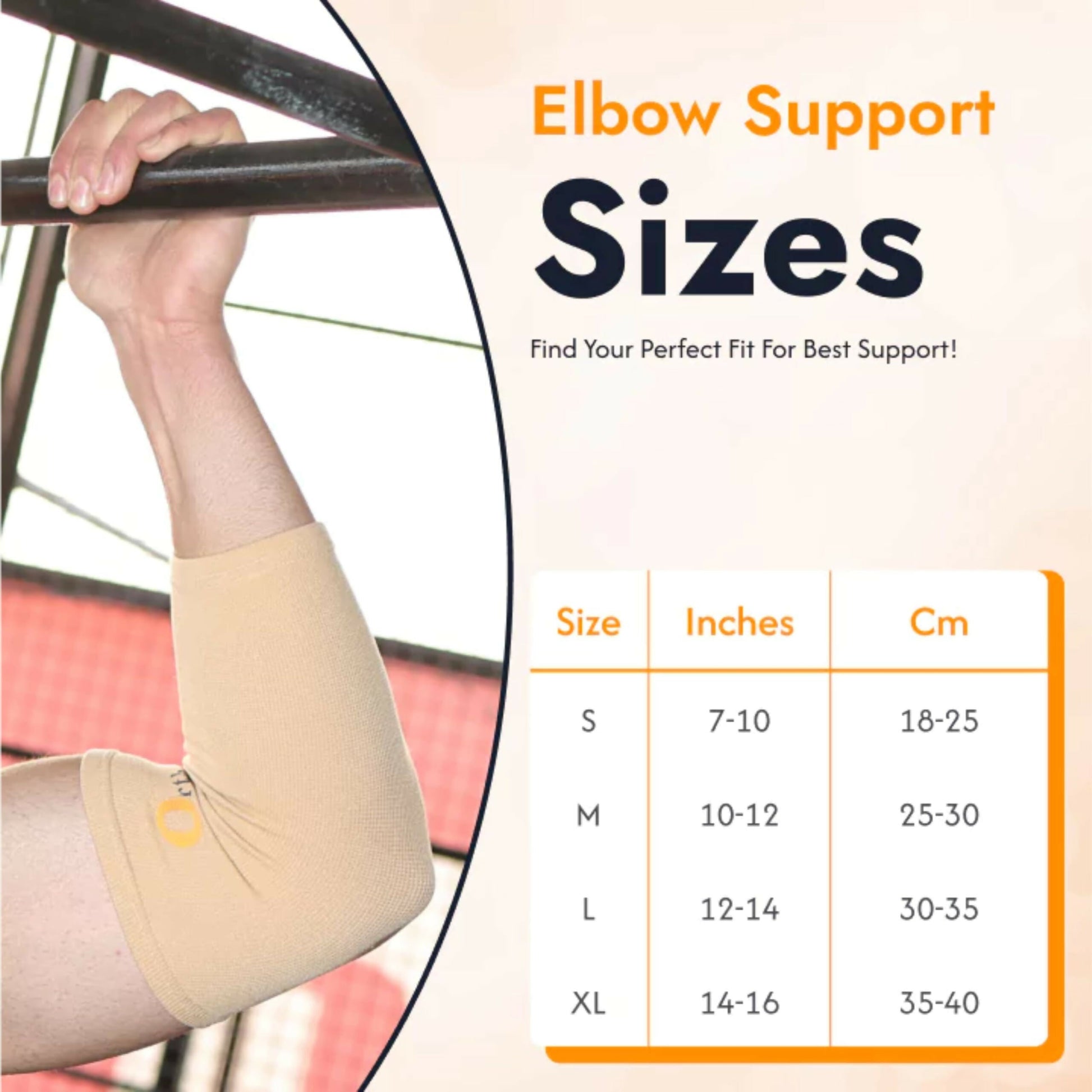 Orth-rem Elbow Support Brace For Men & Women (Pair) | Swadesiicart