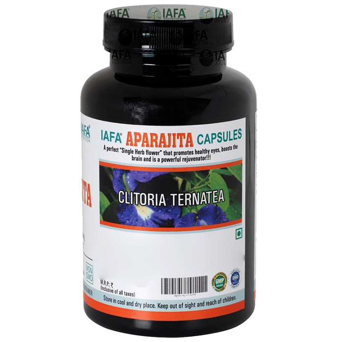 Iafa Ayuveda Aparajita Veg Capsules | Swadesiicart